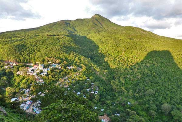 Popa stratovolcano