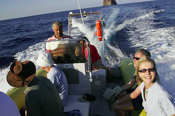 Bootsfahrt um die Insel Stromboli