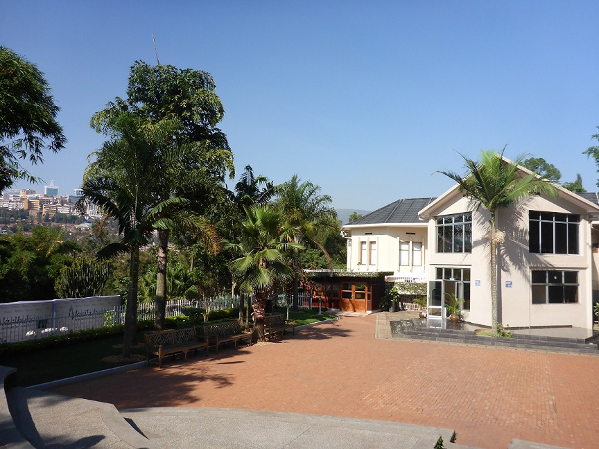 The main exhibition centre at the Kigali Genocide Memorial