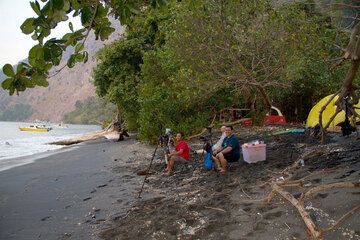 Camp on Rakata