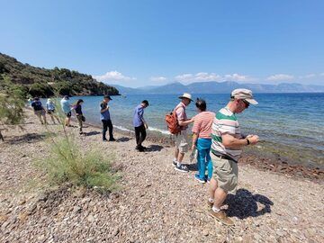 Break at the beach of Paleokastro