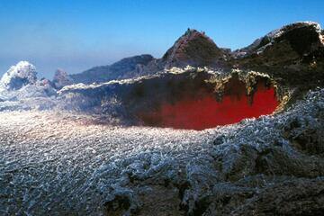 Skylight on Etna volcano (Italy)