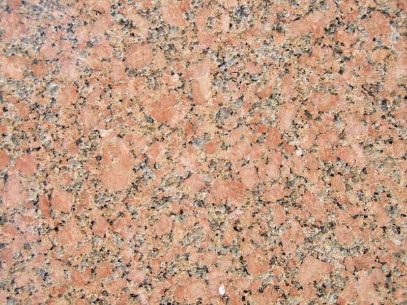 Pink granite (image: Friman / Wikimedia Commons)