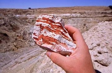 Bentonite de l'île grecque de Milos