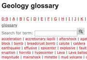 Geology dictionary