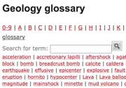 Geologie-Wörterbuch