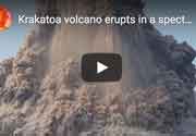 Video del Krakatoa