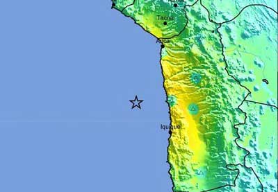 Terremoto in Cile il 1° aprile 2014