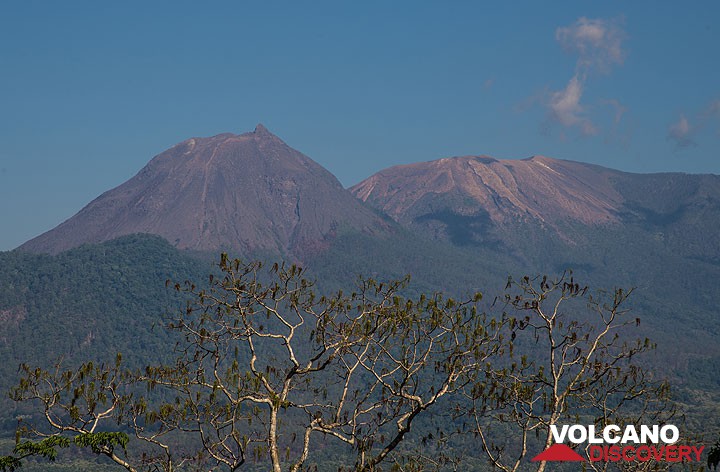 Lewotobi Lakilaki and Lewotobi Perempuan twin volcano